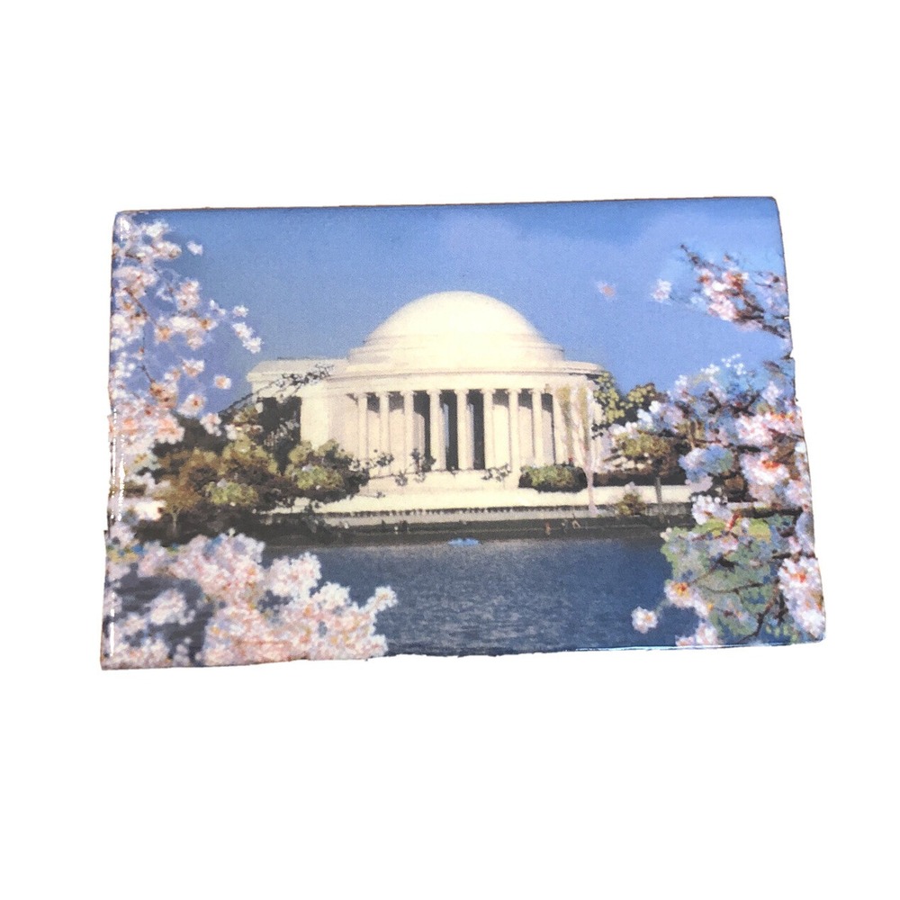 Jefferson Memorial Back Photo Refrigerator Magnet 3" x 2"